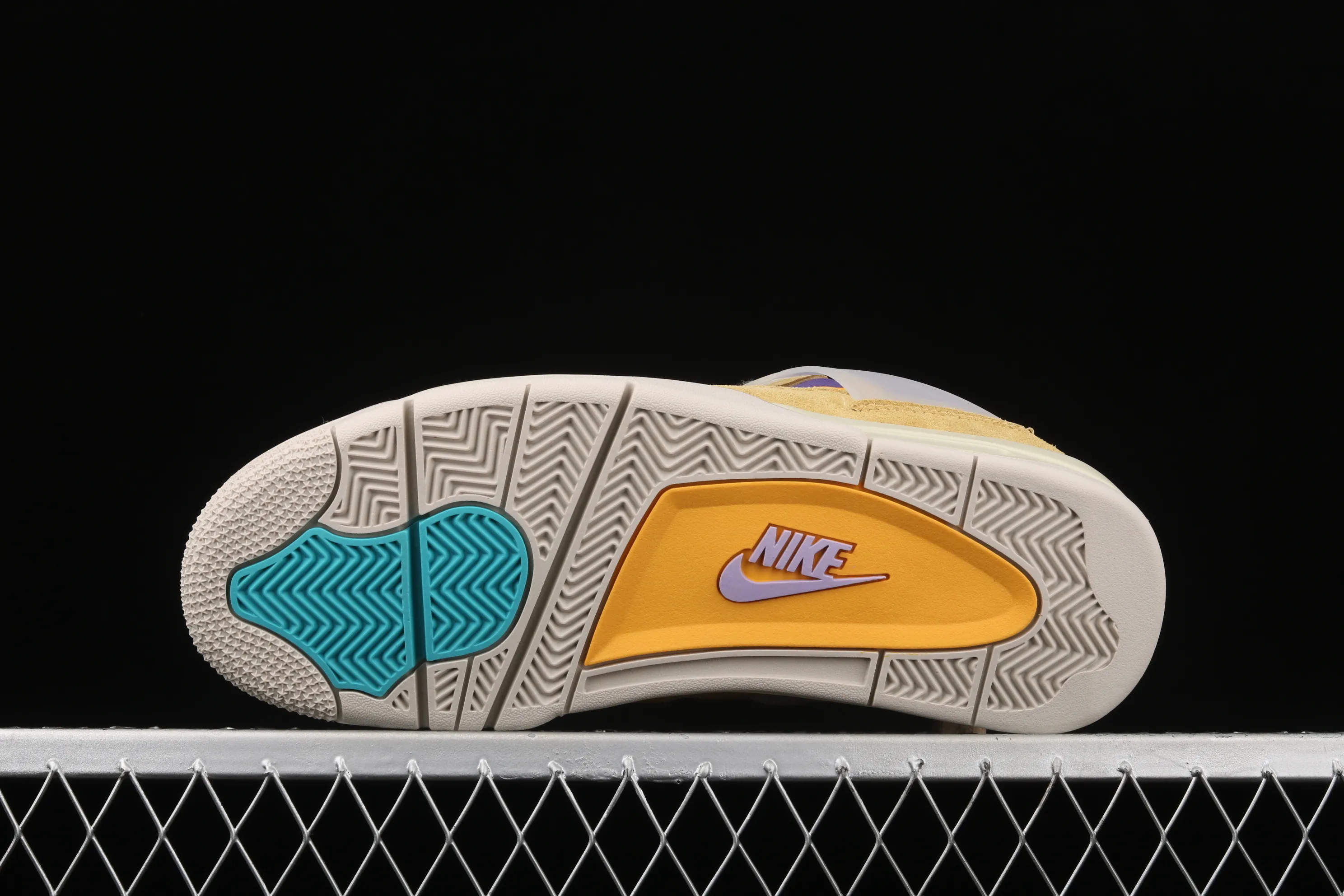 All categories Air Jordan Jordan series basketball shoes Air Jordan 4 G version Air Jordan 4 Retro SP AJ4 Joe 4 joint yellow and purple desert DJ5718-300